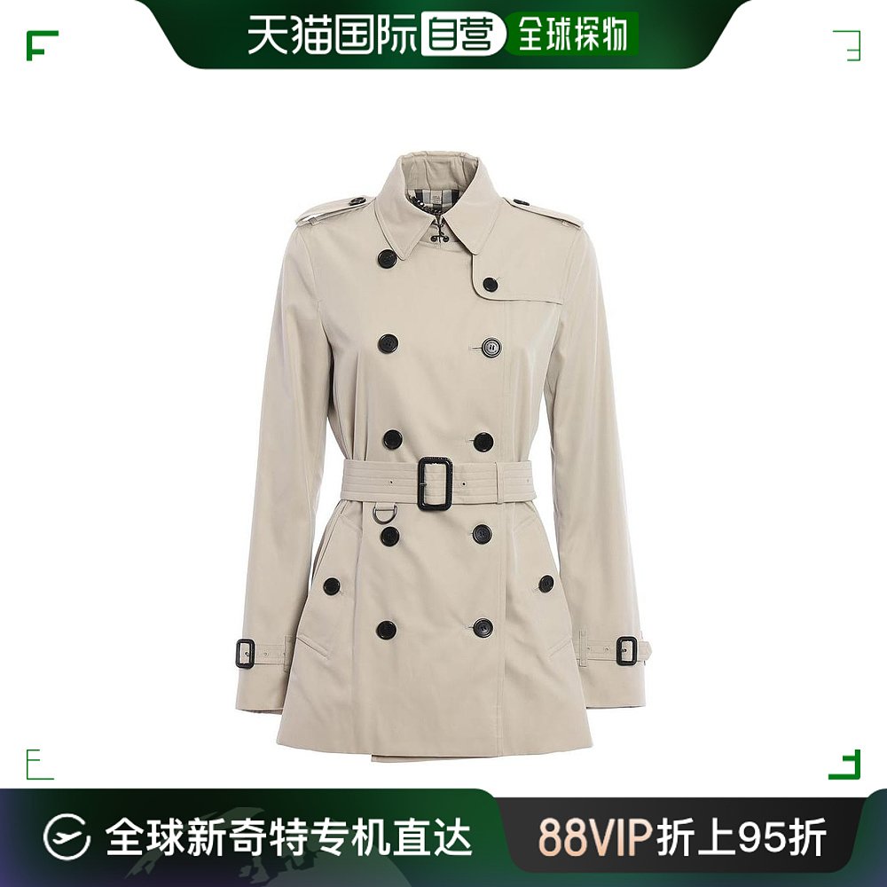 【99新未使用】香港直邮Burberry 巴宝莉 女士 肯辛顿短款风衣 39