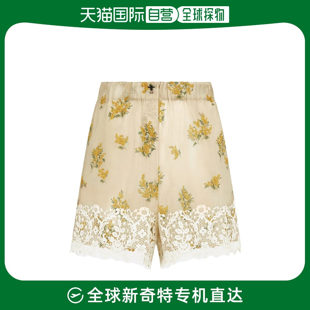 香港直邮Dior 小蜜蜂刺绣细节短裤 321P05A3251
