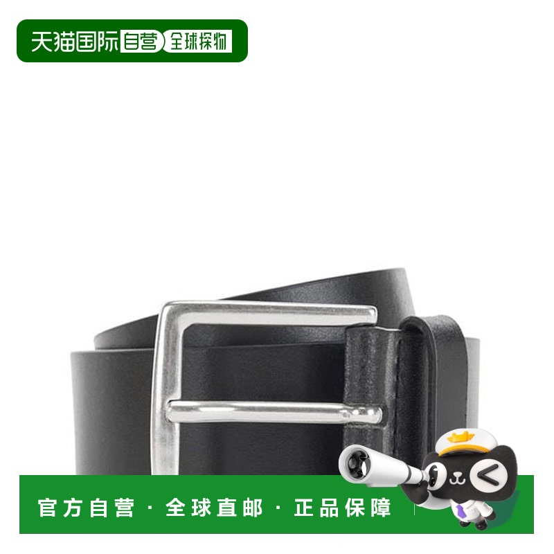 1h可退 香港直邮BOSS 波士 男士 Rummi 皮带 black黑色 舒适时尚