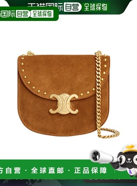 香港直邮Celine CHAIN BESACE CLEA 铆钉单肩包 110973FDQ.