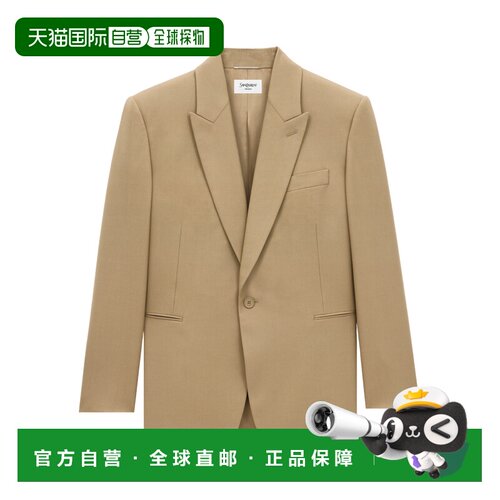 香港直邮Saint Laurent 羊毛华达呢西装外套 8218【付后1h可退】