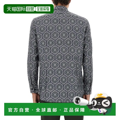 1h可退 香港直邮ETRO 男士衬衫 MRIB000199SA5L7X0883 AW2025 灰
