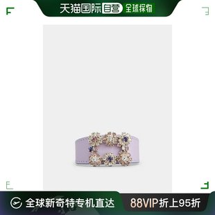 彩色水晶花扣手链 欧洲直邮ROGER VIVIER