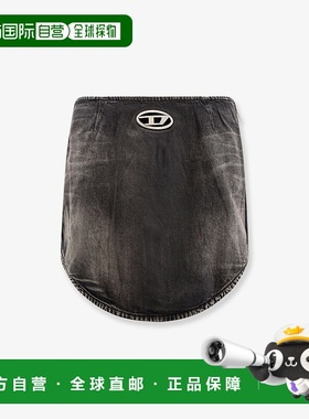 1h可退 香港直邮Diesel 迪赛 女士 De-Vany 棉质迷你半身裙 A1940