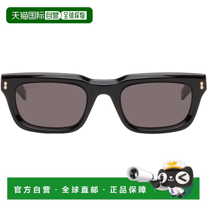 香港直邮Gucci 古驰 男士 黑色 GG1524S 太阳镜 GG1524S001BLACKB