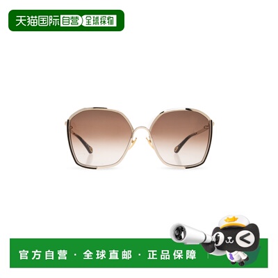 香港直邮CHLOÉ 女士太阳镜 CH0288S0001 CO 金色 Charms sunglass