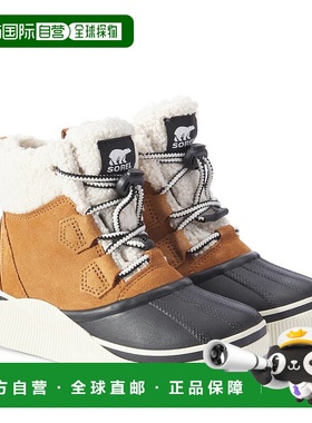 香港直邮Sorel 冰熊 男童 Out N About IV Chillz 皮质雪地靴童鞋