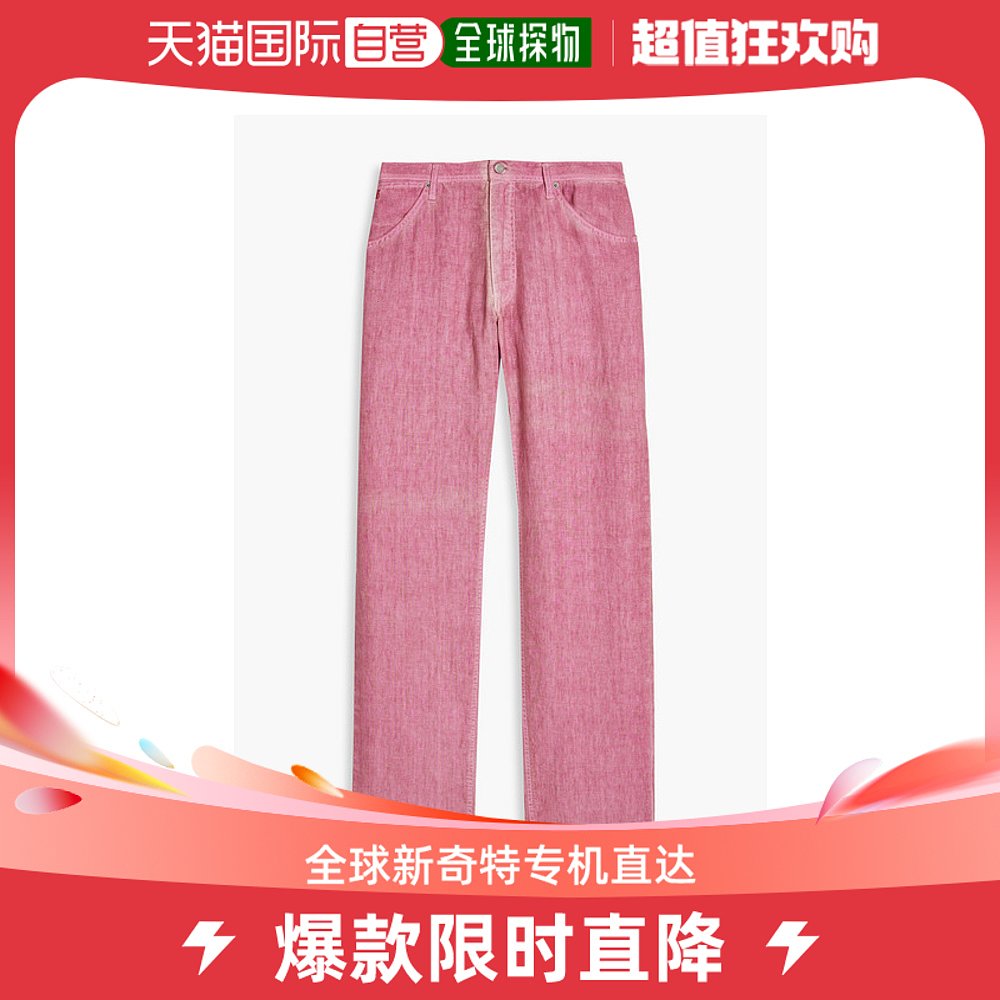 香港直邮120% Lino 男士亚麻长裤