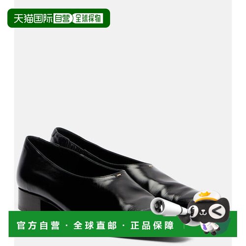 1h可退 香港直邮KHAITE 女士 Colt 皮质乐福鞋 black黑色 舒适时