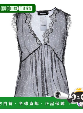 1h可退 香港直邮Dsquared2 二次方 女士 晚装上衣 black黑色 舒适