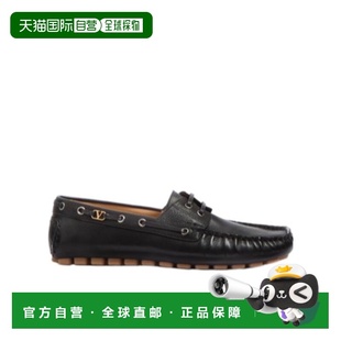 华伦天奴男鞋 Men 一脚蹬CroV 徽标乐福鞋 香港直邮VALENTINO