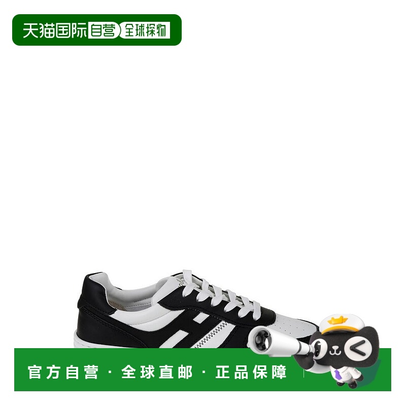 1h可退 香港直邮Hogan 男士 H630 標誌貼片運動鞋 HXM6300EU50RE3