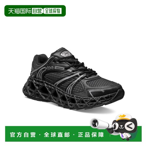 自营 欧洲直邮Dior 迪奥 男士黑色科技面料运动鞋【付后1h可退】