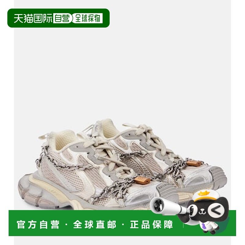 1h可退 香港直邮Balenciaga 巴黎世家 女士 3XL 锁链网纱运动鞋,运动鞋new,运动休闲鞋,淘宝优惠券,粉丝福利购,淘宝优惠卷