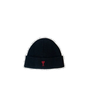 1h可退 香港直邮Ami Paris 羊毛毛线帽 BFUHA106018.潮流穿搭 高