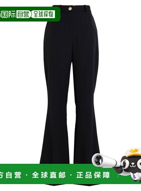 1h可退 香港直邮Balmain 巴尔曼 女士 休闲长裤 black黑色 舒适时