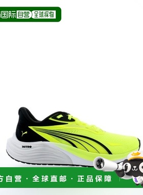 自营欧洲直邮PUMA彪马 ELECTRIFY NITRO男士亮黄色/黑色网布缓震