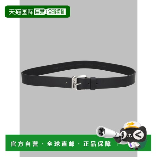 香港直邮HUGO 男士腰带 5056843910260550001 AW2026 黑色 CINTUR
