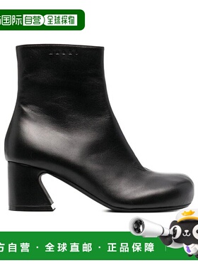 1h可退 香港直邮Marni 玛尼 女士 皮质踝靴 TCMS008606P4545女靴