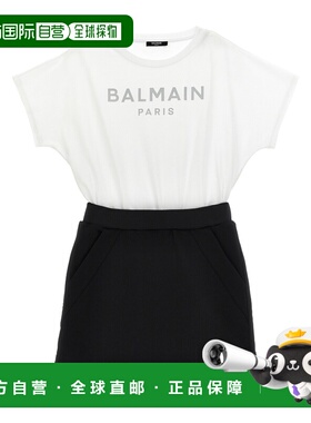 1h可退 香港直邮Balmain 短袖连衣裙 BW1B81Z0081