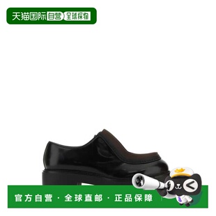 香港直邮Prada 黑色皮质绑带鞋 普拉达 DIAPASON 2EG 男士 1h可退