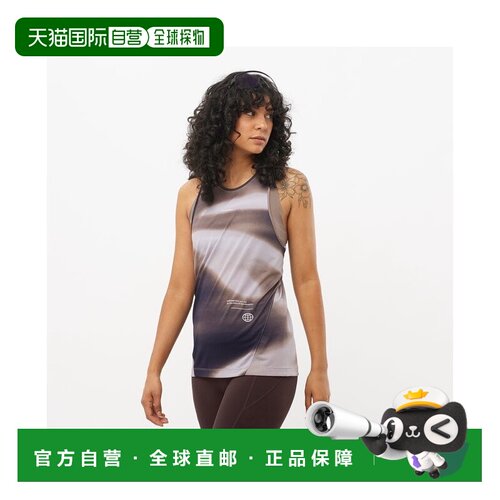 自营欧洲直邮Salomon萨洛蒙 SHAKEout CORE GRAPHIC系列女士浅紫/
