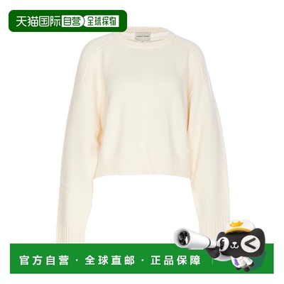 欧洲直邮LOULOU STUDIO 女士针织毛衣BRUZZIIVORY羊绒羊毛