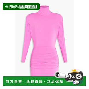 露背垂褶弹性针织迷你连衣裙 女士 D1381FW24 PERRY 香港直邮ALEX