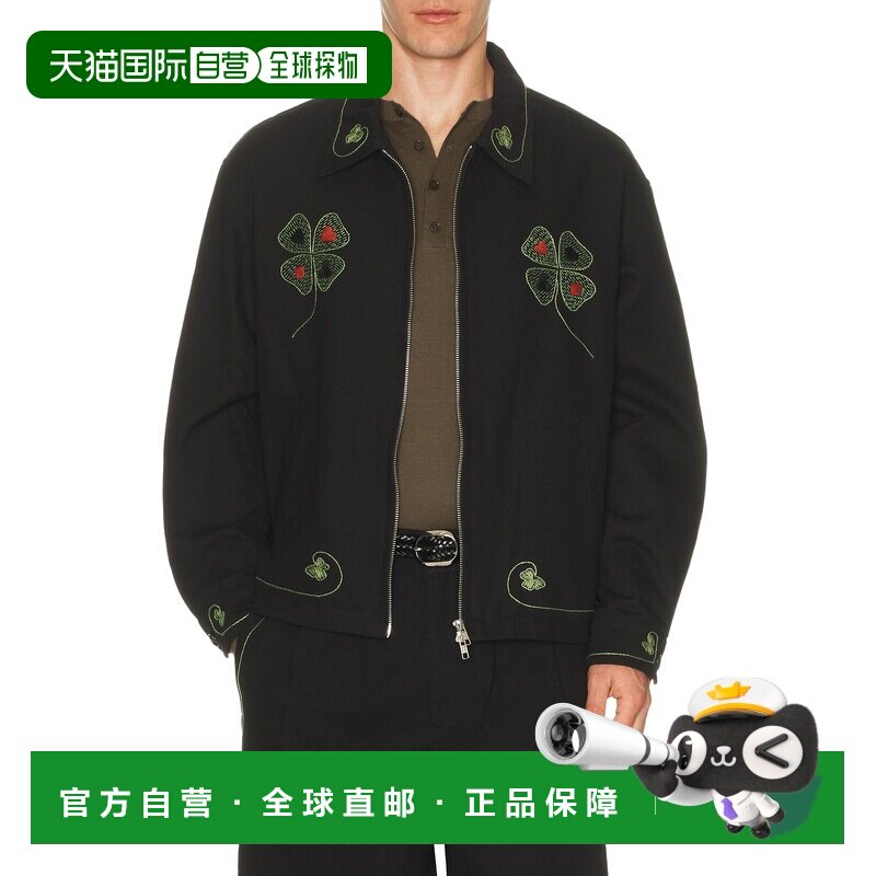 美国直邮Bode 男士 Lucky Draw 夹克 MRS26JA001 black黑色 舒适