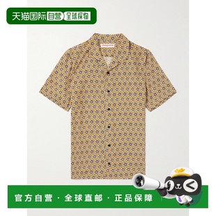 男士 Brown Hibbert Camp 印花亚 1h可退 Collar 香港直邮Orlebar