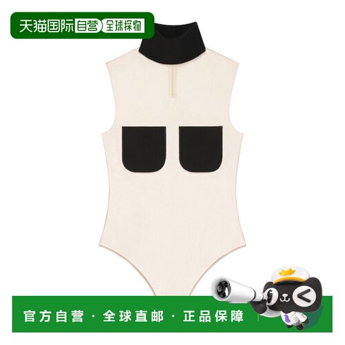 Courreges 双口袋透视连体衣 426CTO603PL0159 【付后1h可退】