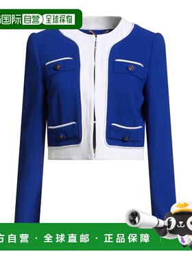 香港直邮Moschino 莫斯奇诺 女士 夹克 blue蓝色 舒适时尚