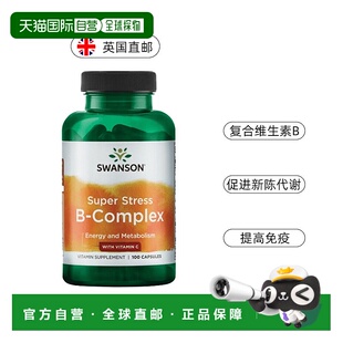 欧洲直邮Swanson斯旺森活性复合b族维生素提高自护vb新陈代谢减脂