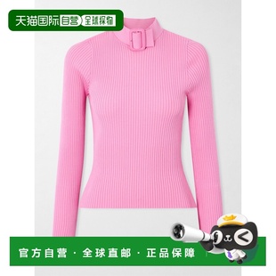 搭扣罗纹针织上衣 女士 126MPU266FI00 香港直邮Courreges 1h可退