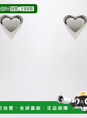 1h可退 香港直邮alaia 女士 LE COEUR BOMBe 银色耳环 AA2B068LA0