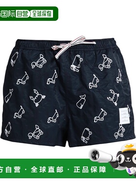 香港直邮Thom Browne 汤姆 布朗 男士 泳裤 blue蓝色 舒适时尚