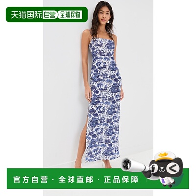 1h可退 香港直邮Staud 女士 Hastings 连衣裙长裙吊带