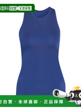 1h可退 香港直邮ADIDAS 女士运动背心 KF0915 SS2026 蓝色 Club T