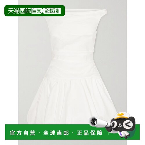 Simkhai 女士 Salina 褶皱棉混纺府绸迷你连衣裙 2261253