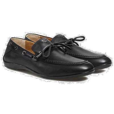 香港直邮Armani Jeans 徽标细节商务休闲鞋 V658740阿玛尼