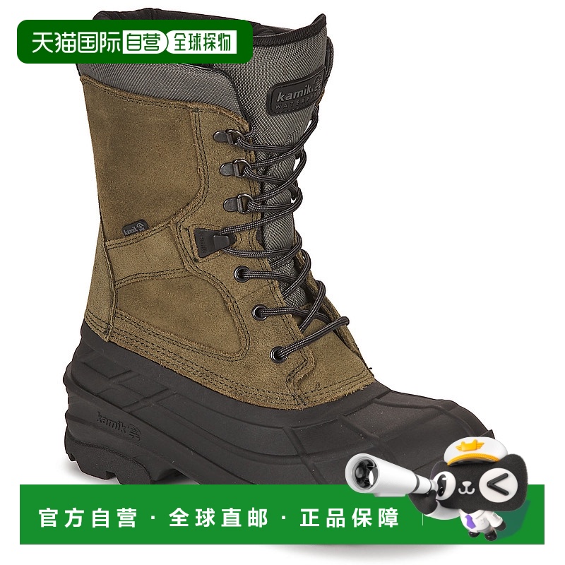 欧洲直邮KAMIK 男士 雪地靴 NATION PLUS防水高帮户外增高皮靴