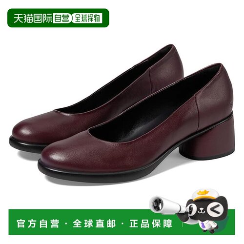 香港直邮ecco 爱步 女士 35MM 雕刻奢华摩登浅口【付后1h可退】