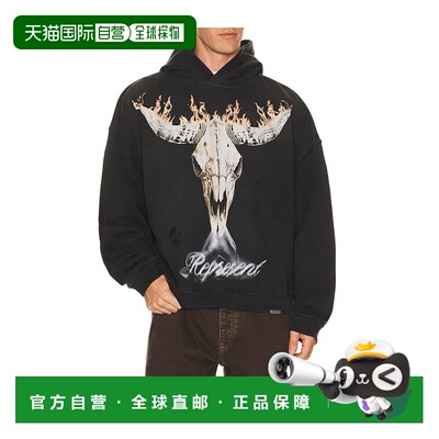 1h可退 香港直邮Represent 男士 Cowboys 英式连帽衫 MLM100610