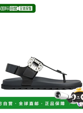 香港直邮Roger Vivier Slidy Viv夹趾凉鞋 RVW45838890BSS