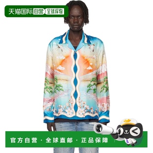 Tennis Club Long 香港直邮Casablanca Silk 多色 Sleeve 衬 男士