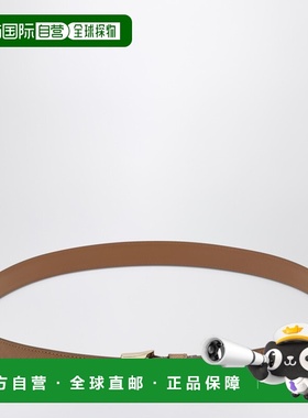 1h可退 香港直邮Prada 普拉达 女士 小牛皮皮带(淡褐色) 1CC61805