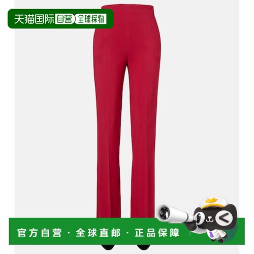 1h可退 香港直邮valentino 华伦天奴 女士 Crêpe 直筒长裤 8B0RB