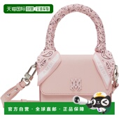 香港直邮AMIRI 女士 1h可退 粉色 Micro 手提包 AWBGTH1011P