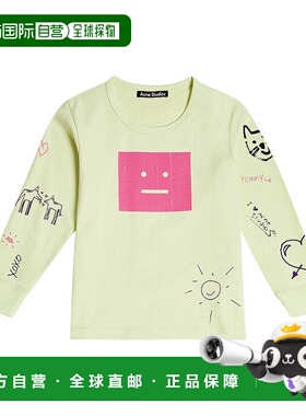 1h可退 香港直邮Acne Studios 艾克妮 女童 印花棉质上衣童装 003