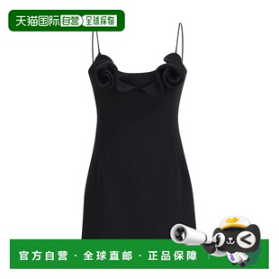 香港直邮magda butrym 女士 短款羊毛混纺连衣裙 308526BLACK吊带